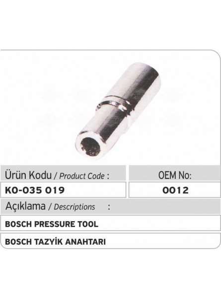0012 Bosch Инструмент давления