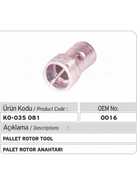 0016 Pallet Роторный инструмент