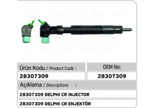 28307309 Delphi Enjektör (A6510703087)