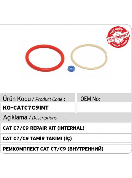 CAT C7/C9 Ремкомплект (внутренний)