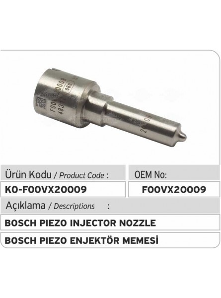 Распылитель форсунки Bosch Piezo