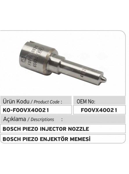 F00VX40021 Распылитель форсунки Bosch Piezo