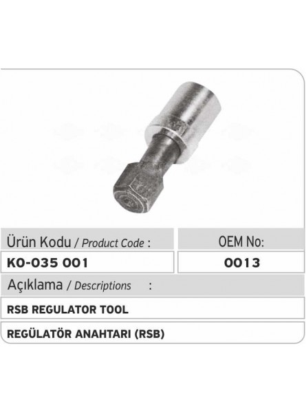 0013 RSB Инструмент регулятора