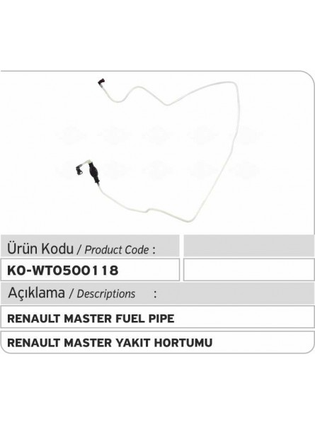 Топливопровод 8200516617 Renault Master