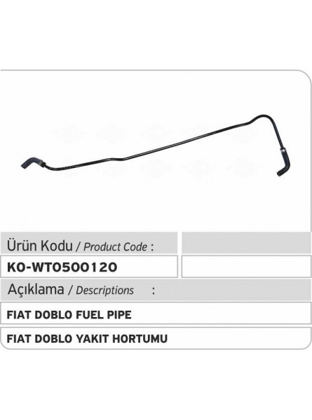 Комплект трубок 51873181 Fiat Doblo - Linea