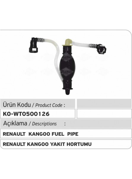 Топливопровод 8200683525 Renault Kangoo