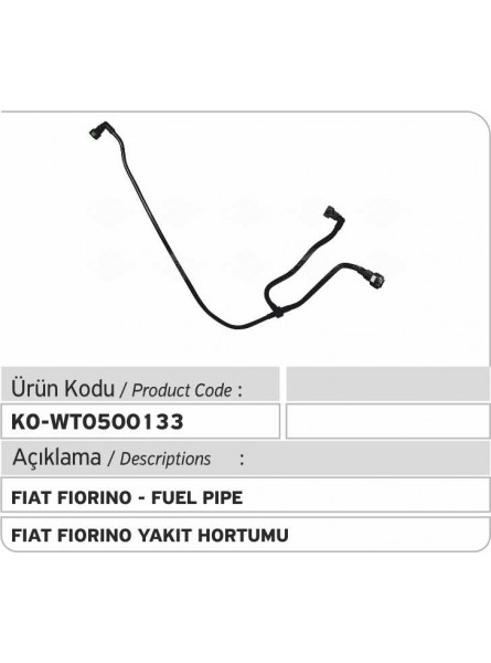 Топливопровод 51782245** Fiat Fiorino