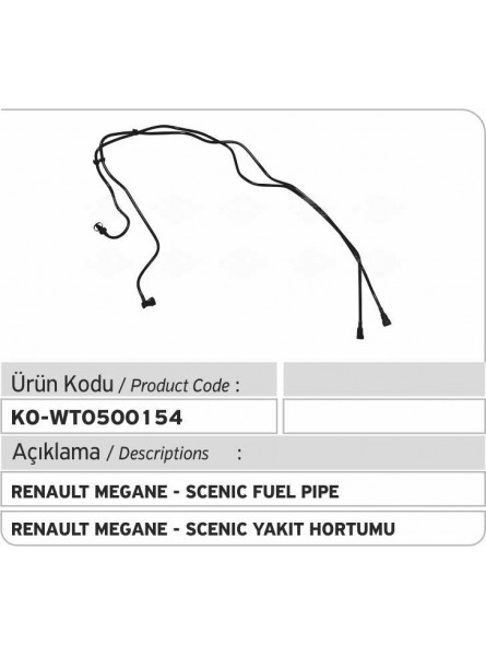 Топливопровод 7700113963 Renault Megane - Scenic