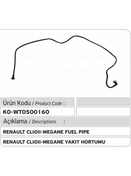 Топливопровод Renault Clio - Kangoo - Megane - Scenic