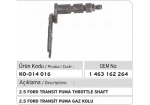 1463162264 Gaz Kolu (2.5 Ford Transit Puma) 