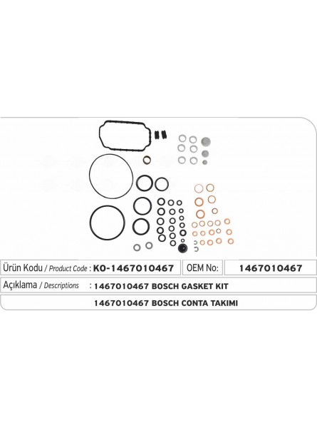 Комплект прокладок 1467010467 Bosch