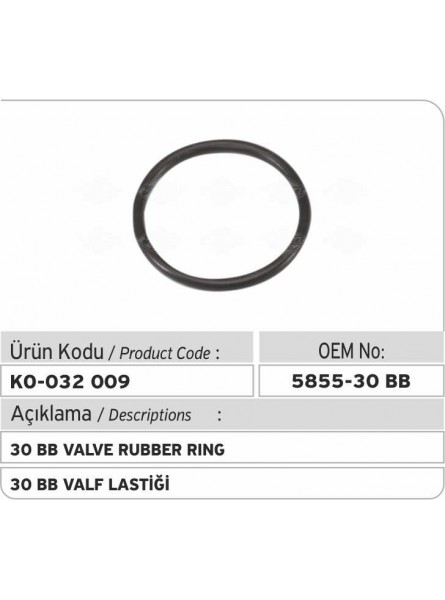 Резиновое кольцо 5855-30BB