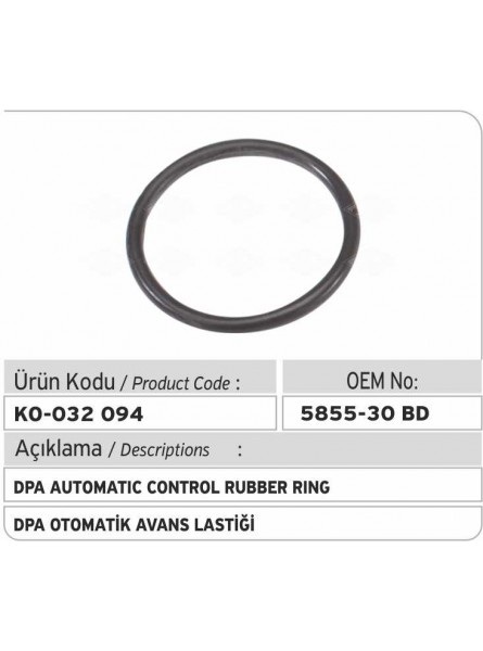 Уплотнительное кольцо 5855-30 BD DPA