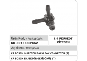 Bosch Common Rail Enjektör Geri Dönüş Plastiği (1.4 Peugeot, Citroen)