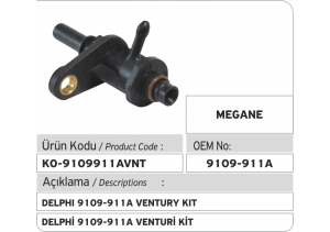Delphi 9109-911A Ventury Kit