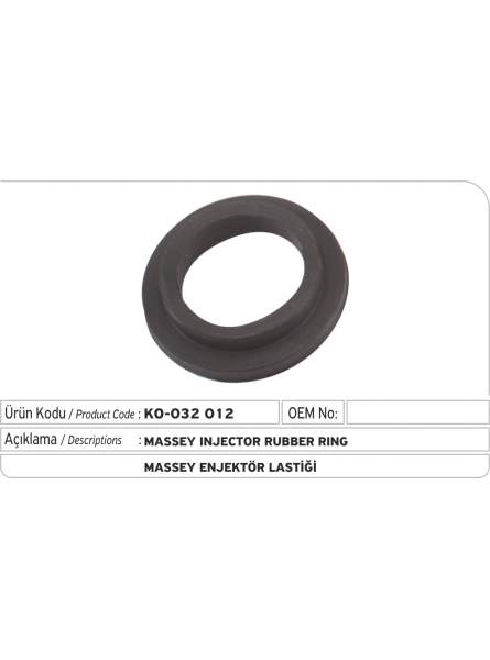 Резиновое кольцо форсунки Massey 