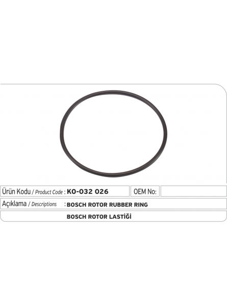 Резиновое кольцо фланец Bosch