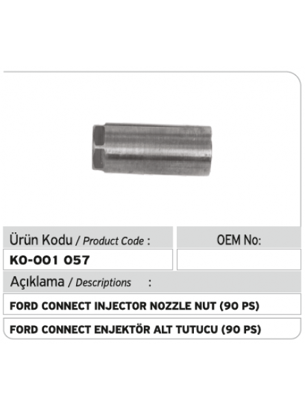 Гайка распылителя форсунки Ford Connect 90 PS
