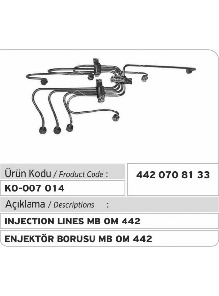 Линии впрыска MB OM 442