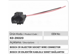Bosch Common Rail Enjektör Kablolu Soket Bağlantısı