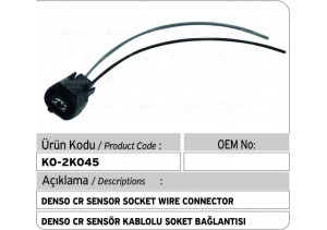Denso CR Kablolu Soket Bağlantı Plastiği