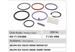 7135-488 Delphi EUI O-ring Tamir Kiti