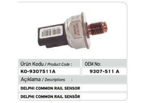 9307-511A Delphi Common Rail Sensor