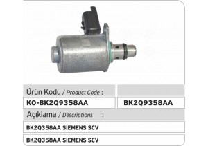 BK2Q9358AA Siemens Suction Control Valve